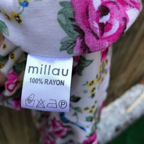 Millau Flower Lace Romper Sz Small - Picture 5 of 7